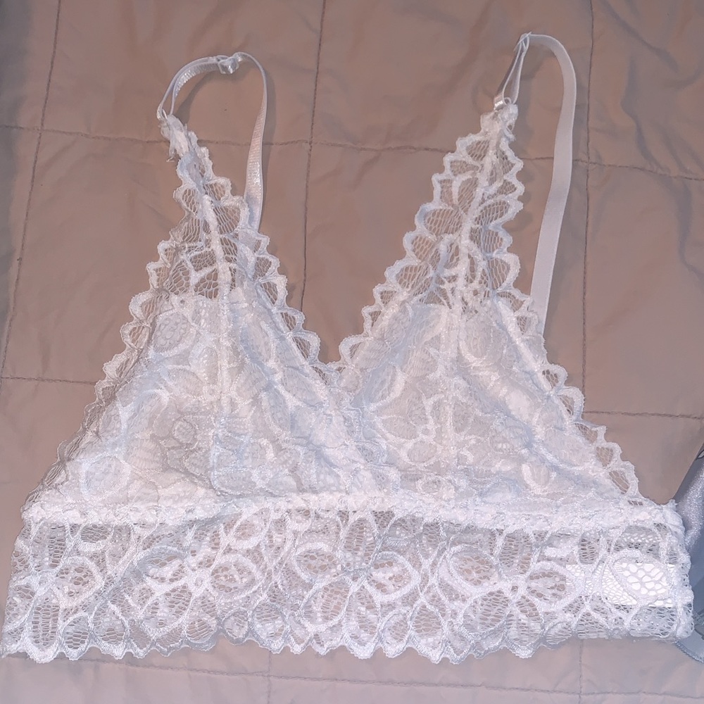 white not-lined bra